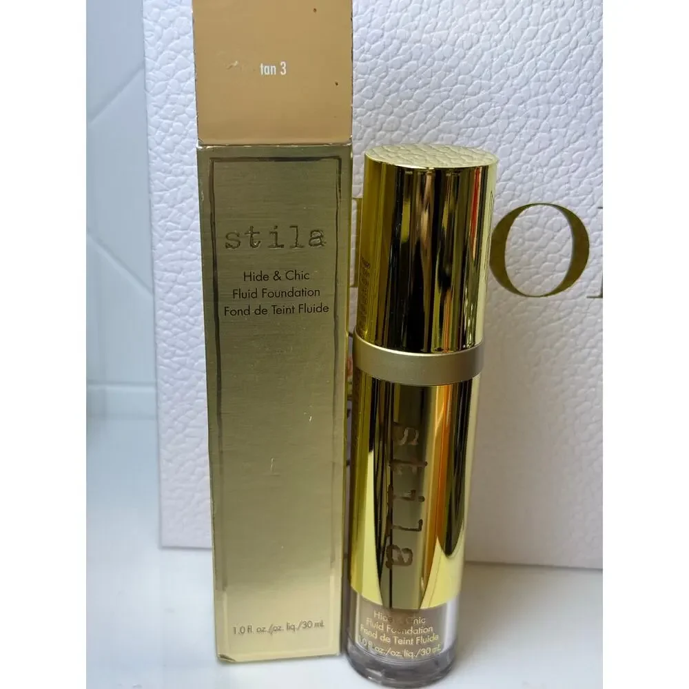 Stila Hide & Chic Fluid Foundation - TAN #3 - 30 mL